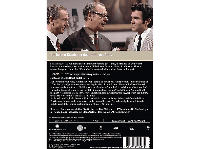 Thumbnail - Straßenfeger 04 - Percy Stuart 2 Staffel 03-04 Folge 27-52 DVD