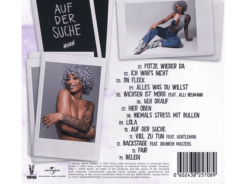 Thumbnail - Nura - Auf der Suche (Ltd. T-Shirt Bundle ) (CD)