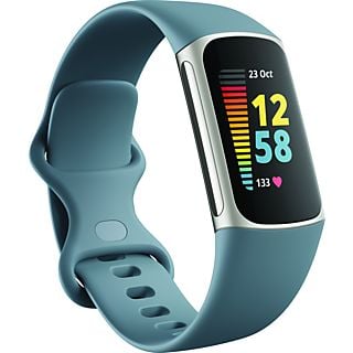 FITBIT Charge 5 - Tracker d'activité (Bleu gris/Platine)