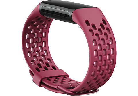 FITBIT Sportarmband für Charge 5, Large, Kirsche