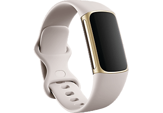 FITBIT Fitnesstracker Charge 5, Mondweiß/Softgold