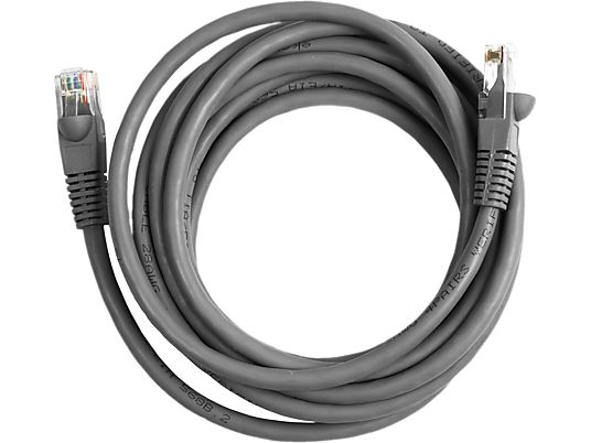 EKON ECITLANC630G - Câble réseau, 3 m, Cat-6, 10 Gbit/s, Gris