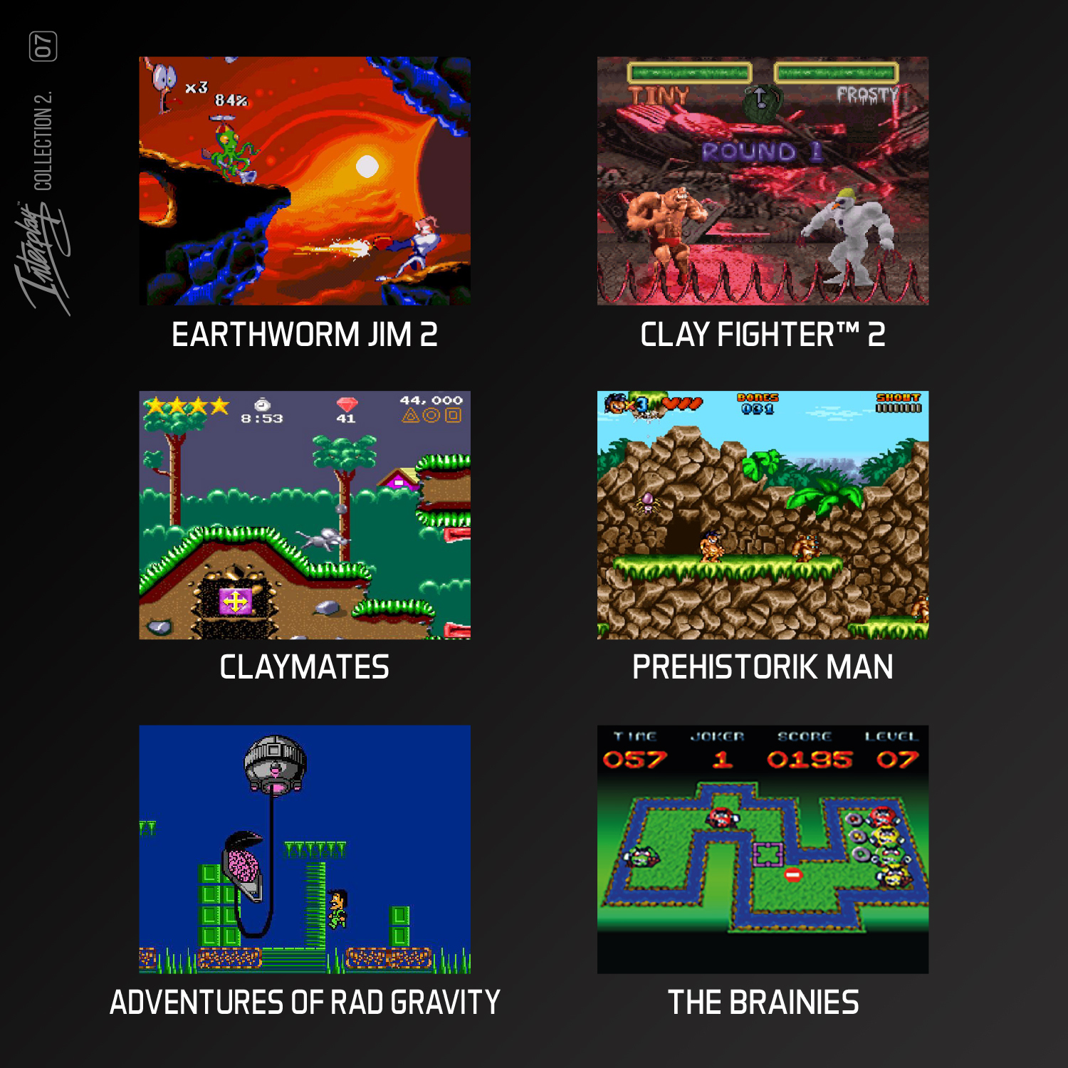 Collage von Retro-Videospiel-Covern aus den 90er Jahren.