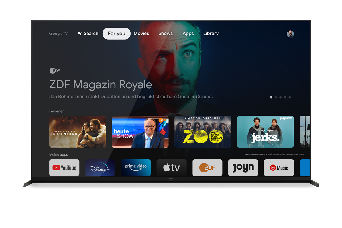 SONY XR-75Z9J LED TV (Flat, 75 Zoll / 189 cm, UHD 8K, SMART TV, Google TV)