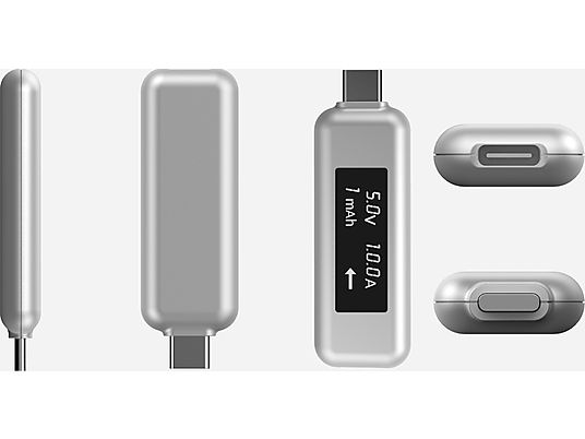 LMP LMP-17161 - Multimètre USB-C (Argent)