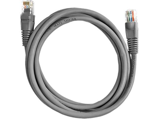 EKON ECITLAN5E18GY - Câble réseau, 1.8 m, Cat-5e, 1 Gbits/s., Gris