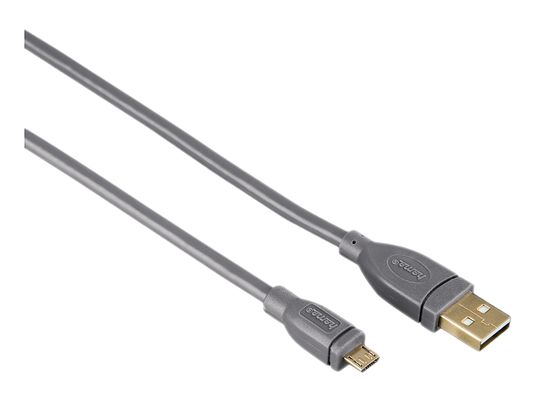 HAMA 00125226 - USB-Kabel, 0.75 m, 480 Mbit/s, Grau