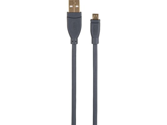 HAMA 00125226 - USB-Kabel, 0.75 m, 480 Mbit/s, Grau