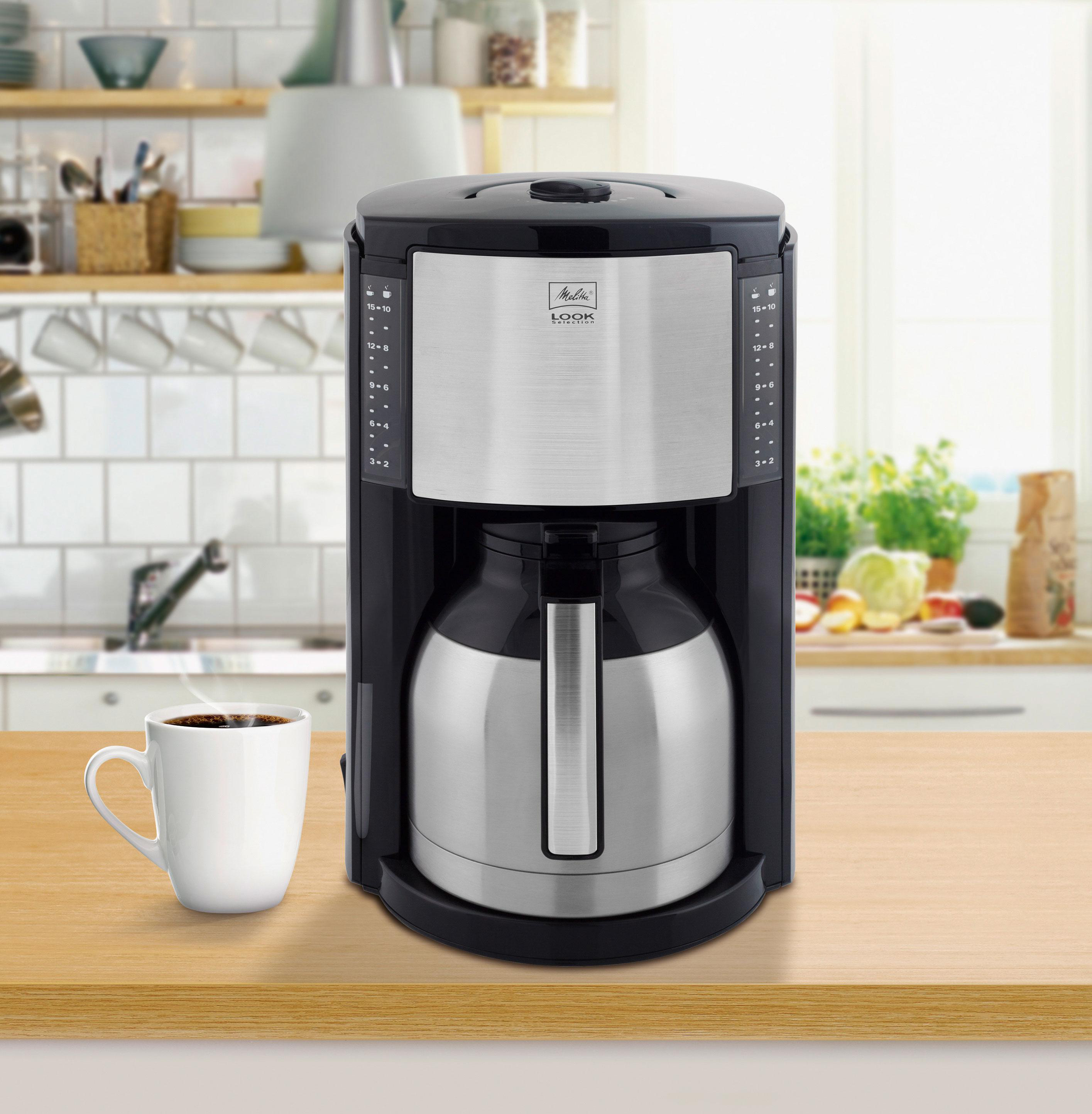 MELITTA Look Therm Selection M 661 Kaffeemaschine Schwarz/Edelstahl