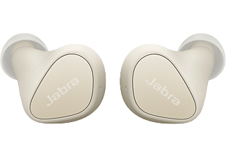 Auriculares inalámbricos - Jabra Elite 3, True Wireless, 4 micrófonos, IP55, 7 horas, Bluetooth 5.2, Beige