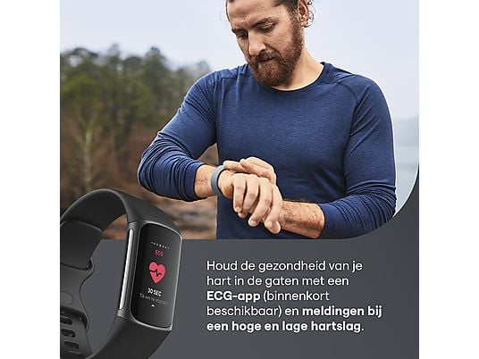 FITBIT Charge 5 Zwart/Zwart