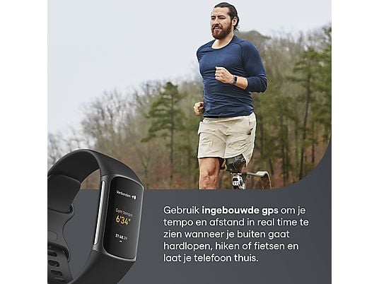 FITBIT Charge 5 Zwart/Zwart