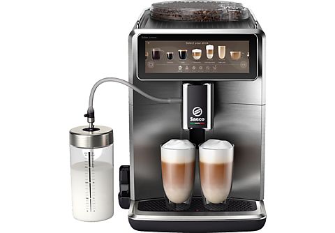 SAECO SM8889/00 Xelsis Suprema Kaffeevollautomat (Titan, aus Keramik, 15 bar, Milchschlauch)