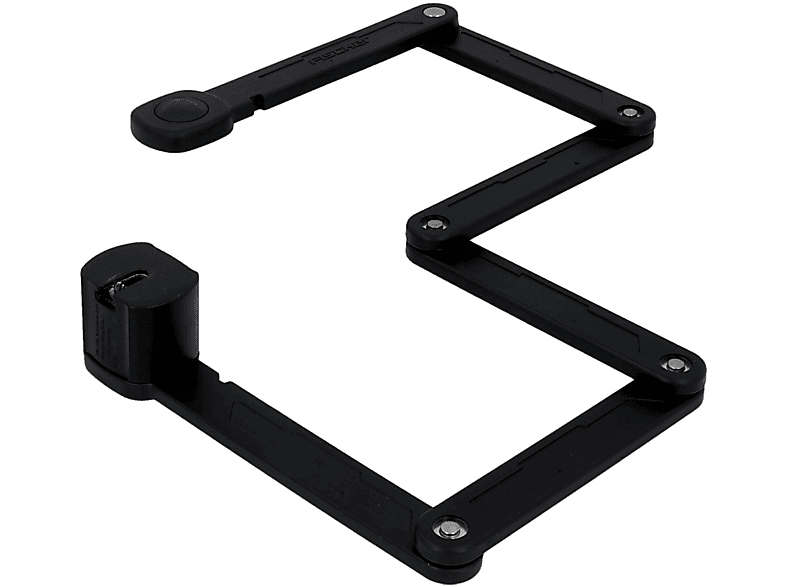 FISCHER Faltschloss 85 cm mit Halter (Schwarz)