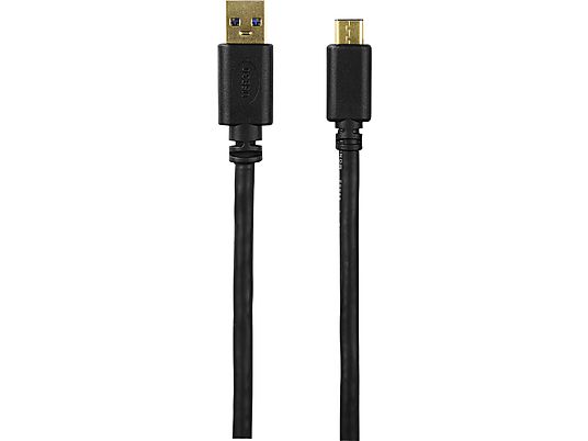 HAMA 00135734 - Câble USB-C vers USB-A, 0,25 m, 5 Gbit/s, noir