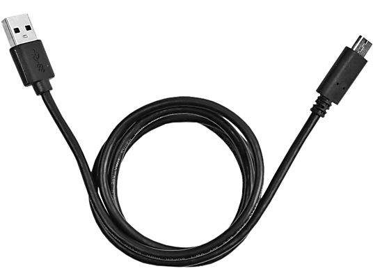EKON ECITUSBTCA10MMK - Câble USB-A vers USB-C, 1 m, 5 Gbit/s, Noir
