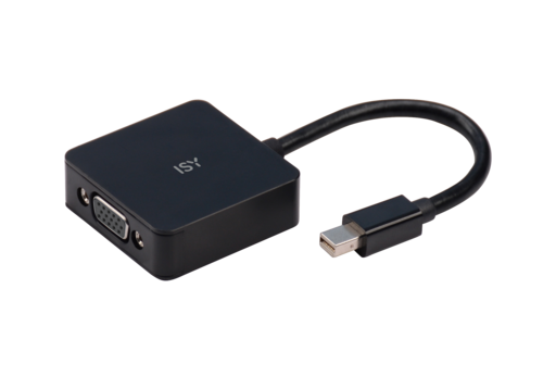 ISY Iad-1004 Mini DisplayPort-adapter Zwart
