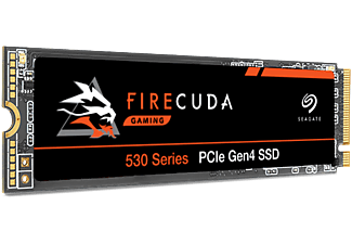 Disco duro SSD 500 GB - Seagate SSD FireCuda 530 ZP500GM30013, 3000 MB/s Write, PCIe Gen4 x4 NVMe 1.4, Negro