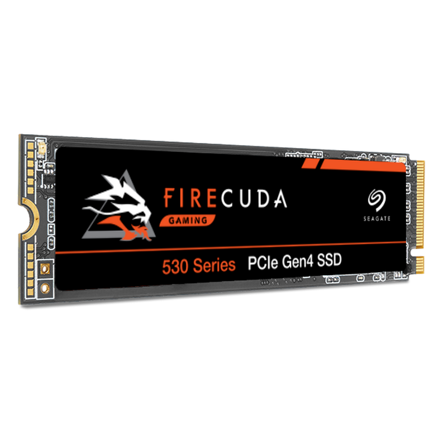 Disco duro SSD 1 TB - Seagate SSD FireCuda 530 ZP1000GM3A013, 6000 MB/s Write, PCIe Gen4 x4 NVMe 1.4, Negro