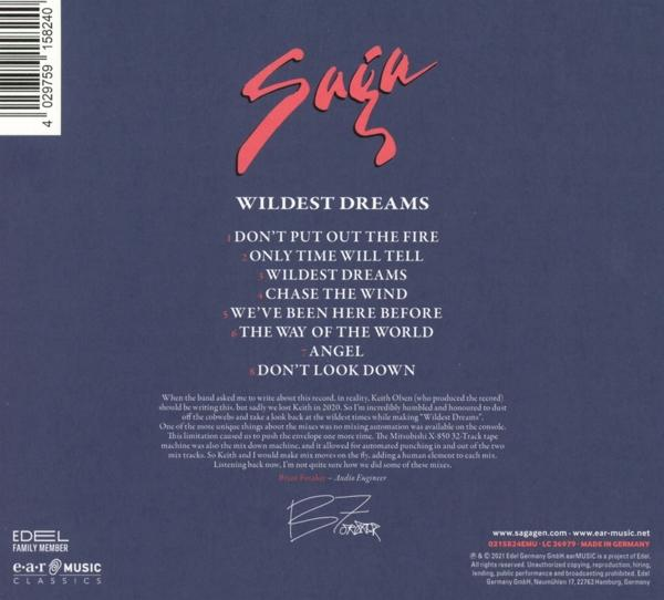 Saga - - (CD) Dreams Wildest