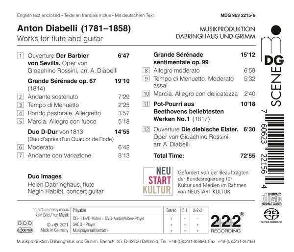 Duo Images - Werke für Flöte und Gitarre  - (SACD Hybrid)