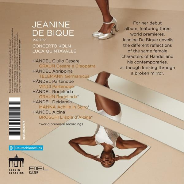 De Bique,Jeanine/Concerto Köln/Bates,David - Mirrors  - (CD)