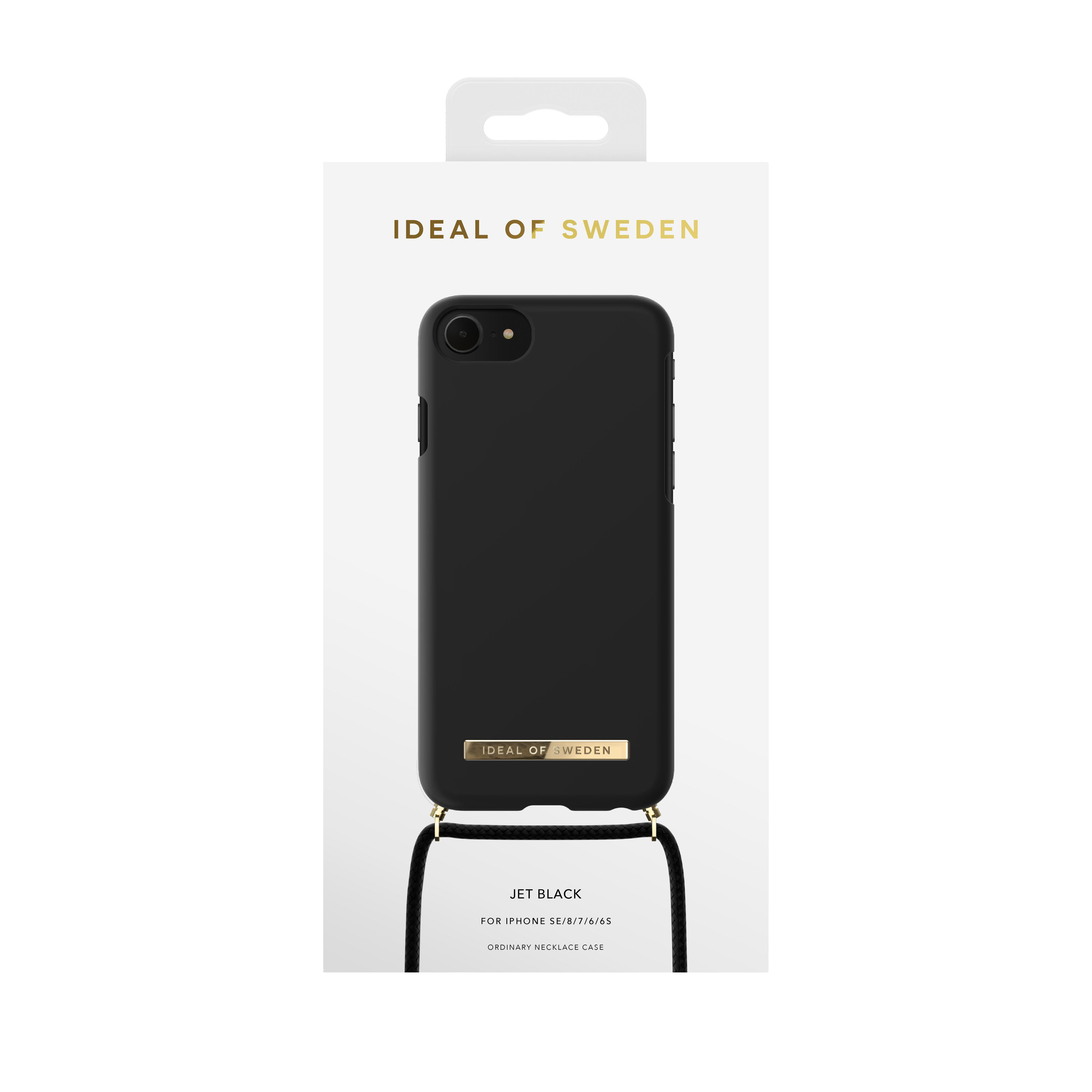 IDEAL OF SWEDEN Necklace, Backcover, Apple, iPhone 6, iPhone 7, iPhone 8, iPhone SE, Black