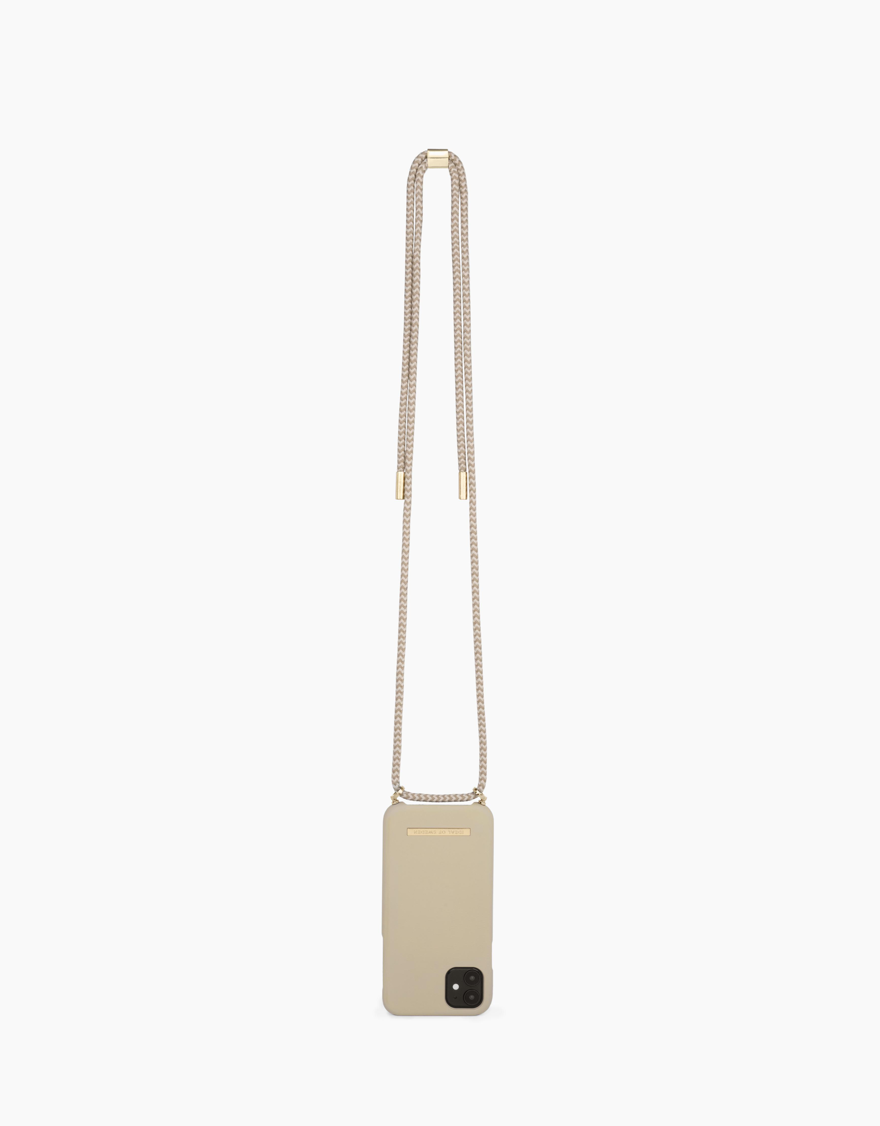 IDEAL OF SWEDEN Necklace, Backcover, Apple, iPhone 12, iPhone 12 Pro, Beige