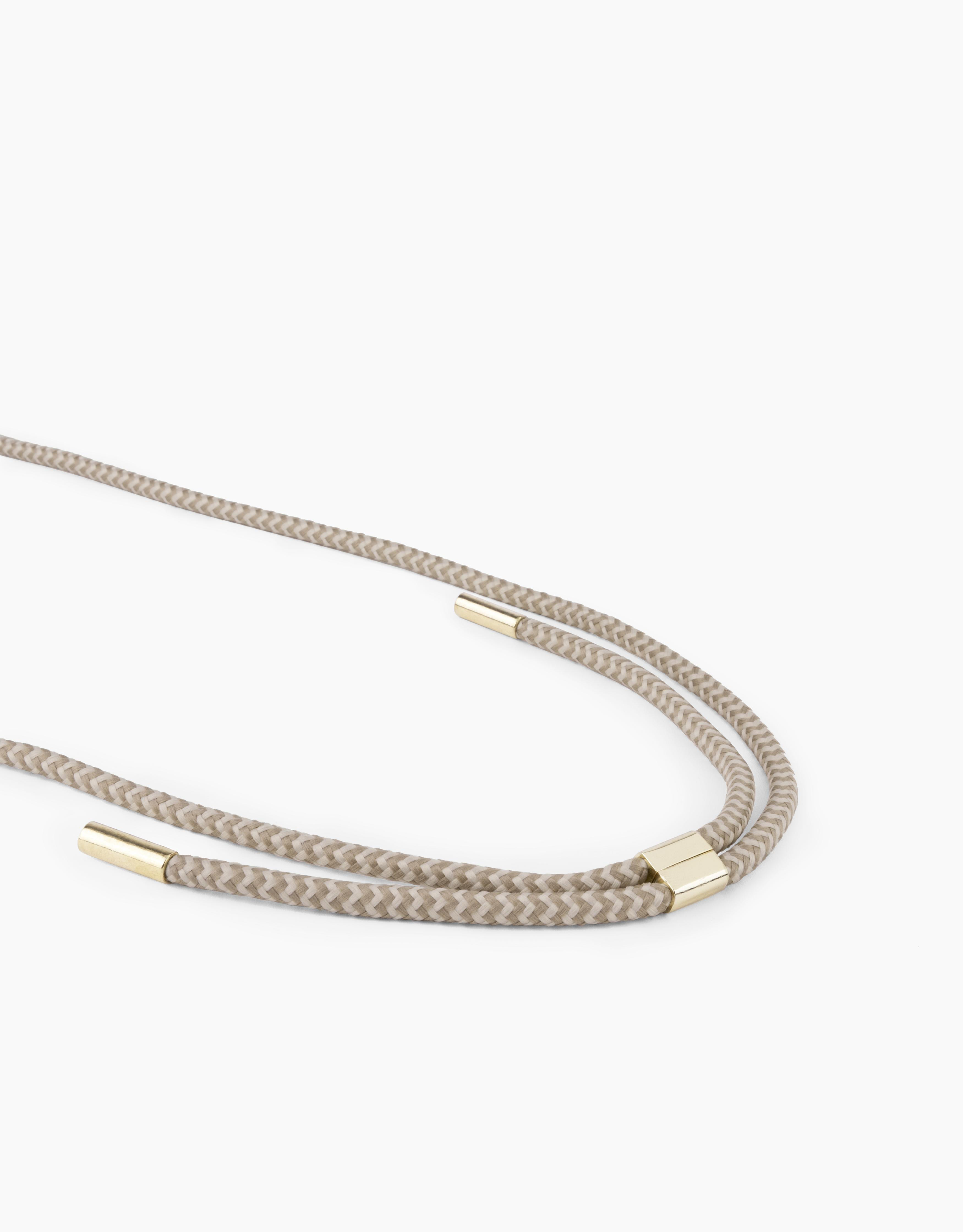 IDEAL OF SWEDEN Necklace, Backcover, Apple, iPhone 12, iPhone 12 Pro, Beige