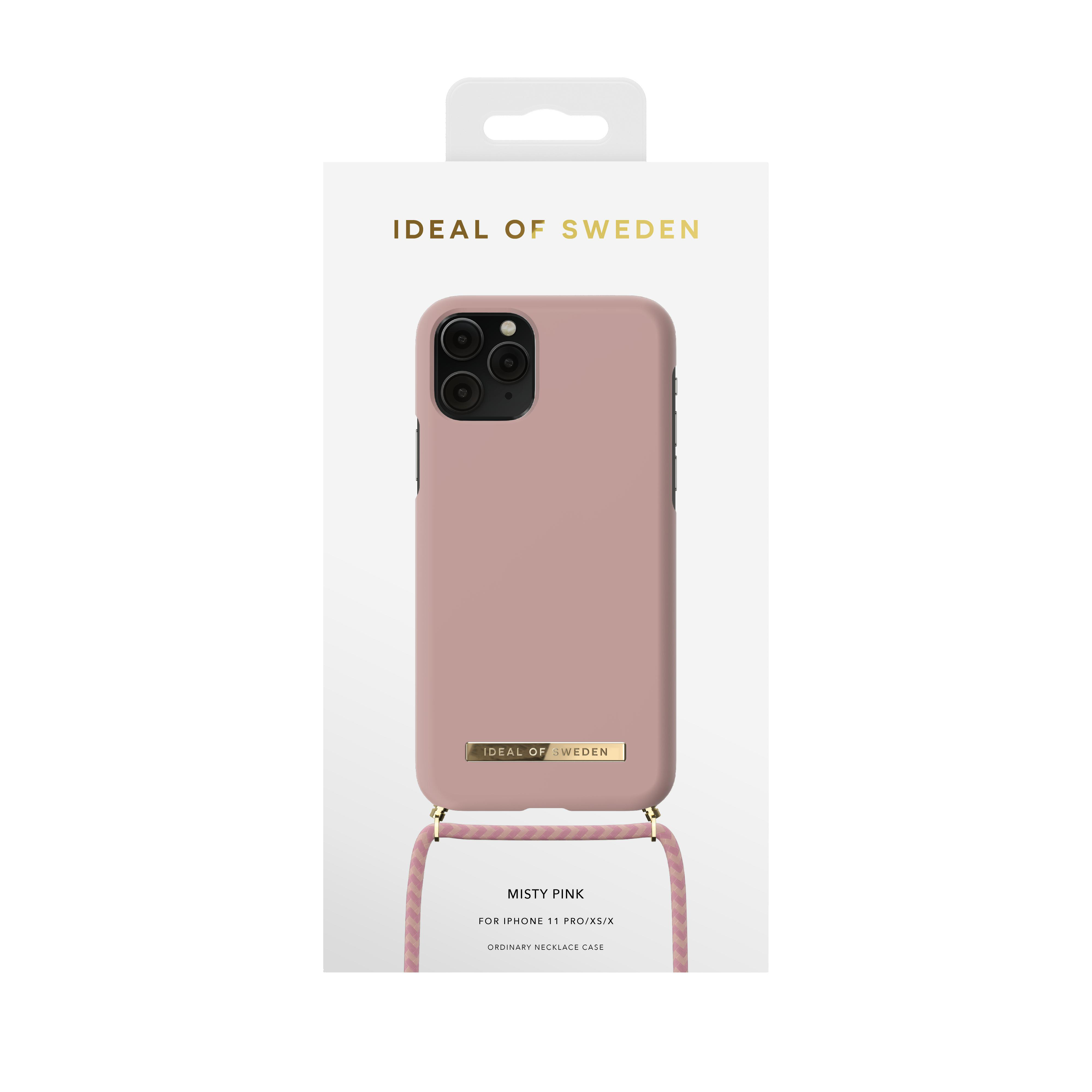 IDEAL OF SWEDEN Necklace, Backcover, Apple, iPhone 11 Pro, iPhone XS, iPhone X, Pink