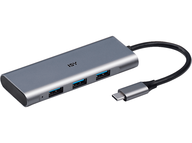 ISY Ihu-5000 Usb-c Naar 3x Usb-a Hub