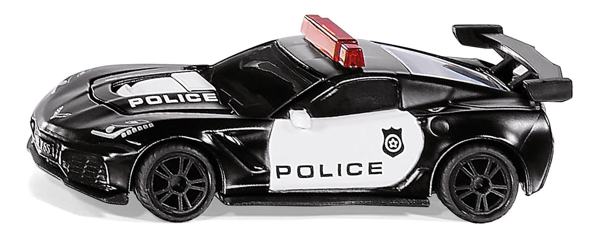 SIKU 1545 ZR1 Mehrfarbig Police Chevrolet Corvette Spielzeugmodellfahrzeug
