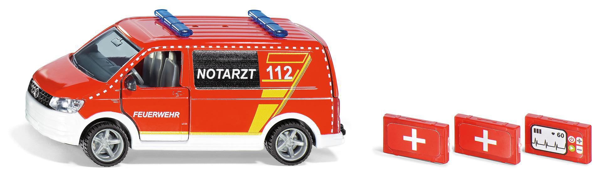 VW Notarztwagen 2116 T6 Spielzeugmodellfahrzeug, SIKU Mehrfarbig