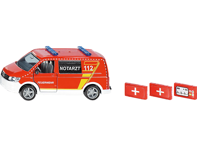VW Notarztwagen 2116 T6 Spielzeugmodellfahrzeug, SIKU Mehrfarbig