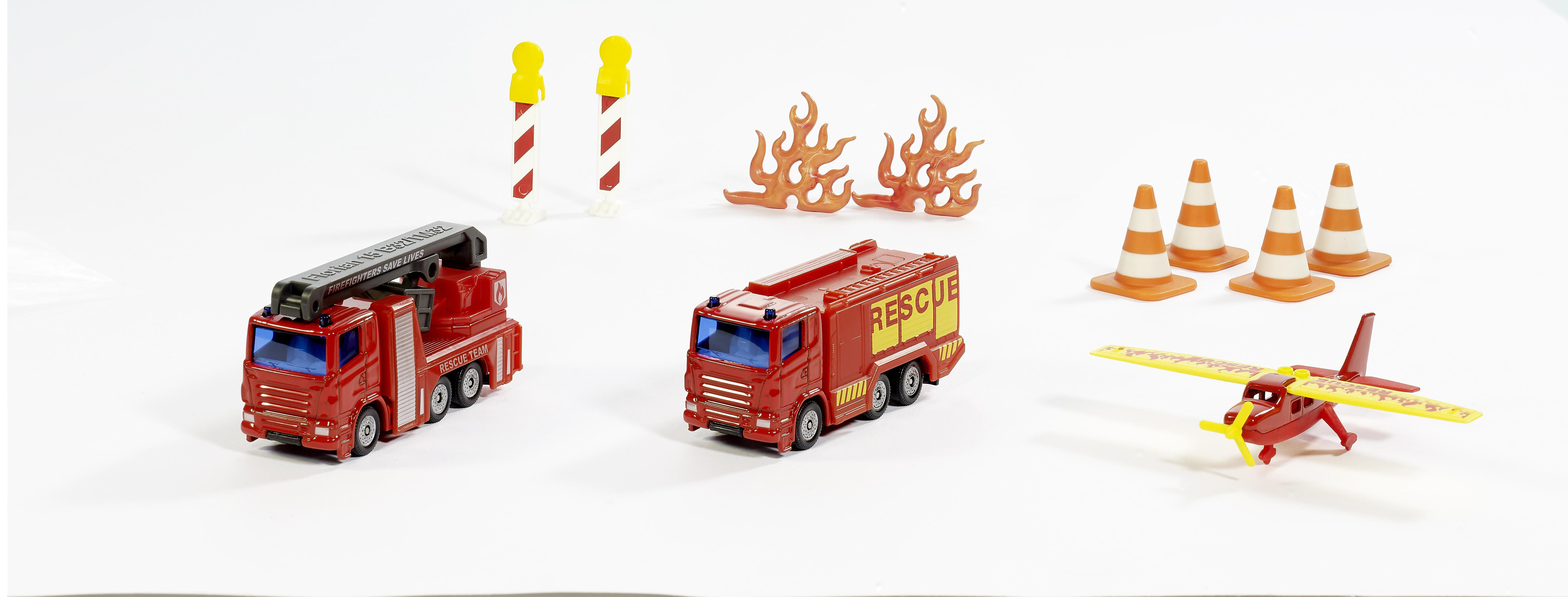 6330 SIKU Feuerwehr Mehrfarbig Spielzeugmodellfahrzeug, Geschenkset