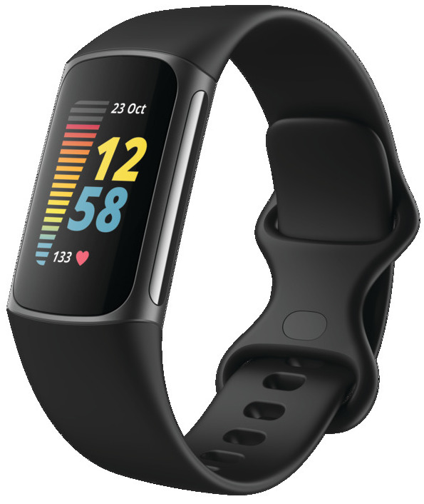 FITBIT Activity tracker Charge 5 Black Graphite Stainless Steel (FB421BKBK) Activity tracker