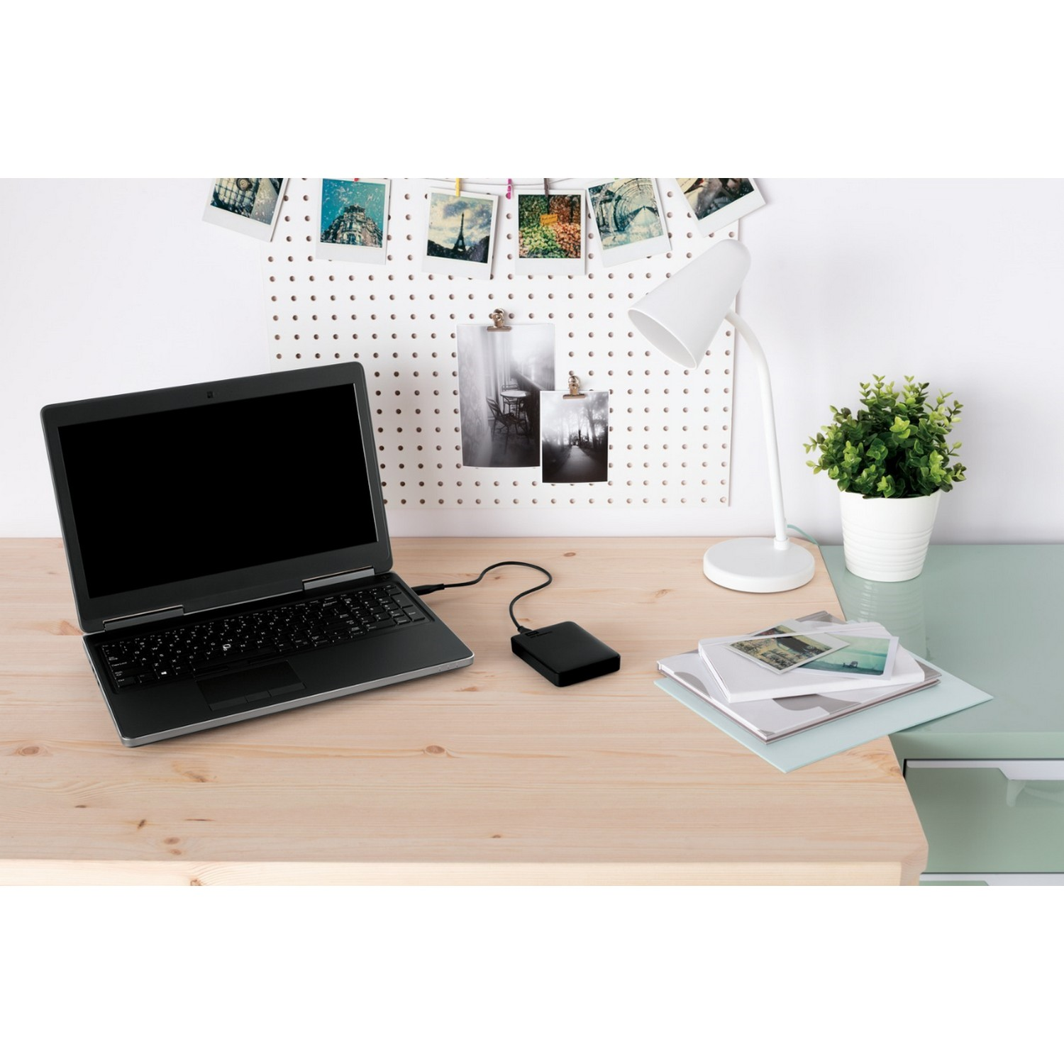 Disco duro externo 3 TB - WD Elements, Portátil, USB 3.0, 2.5", Con Formato NTFS para Windows, Negro