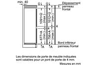 BOSCH Frigo-congélateur encastrable E (KIV86VSE0)