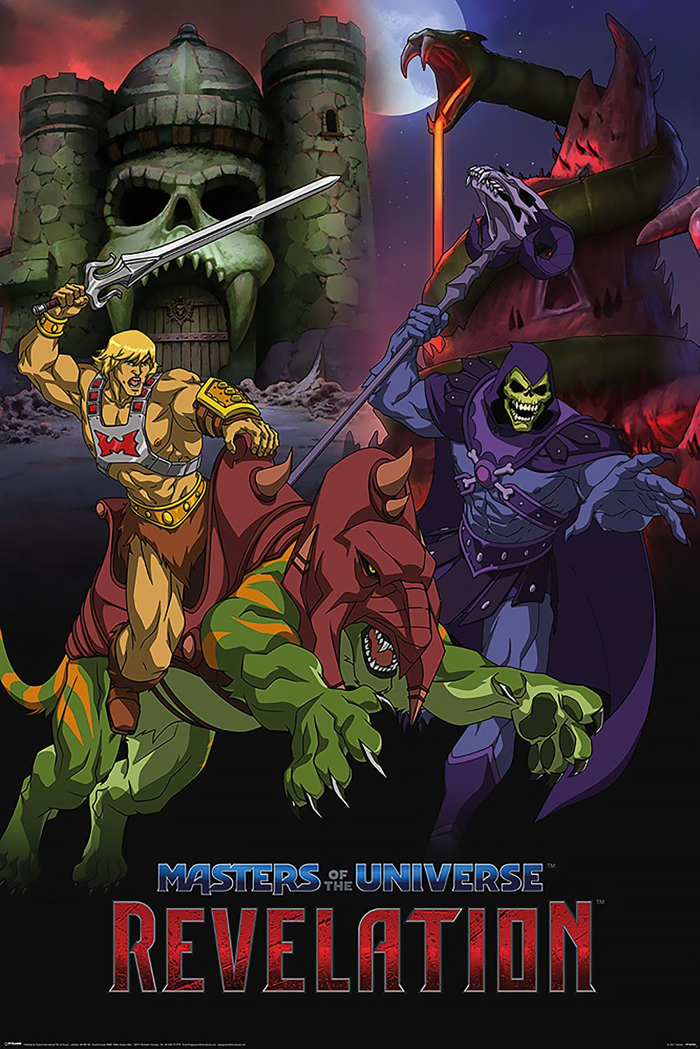 PYRAMID of the Masters Universe Revelation INTERNATIONAL Großformatige Poster Poster