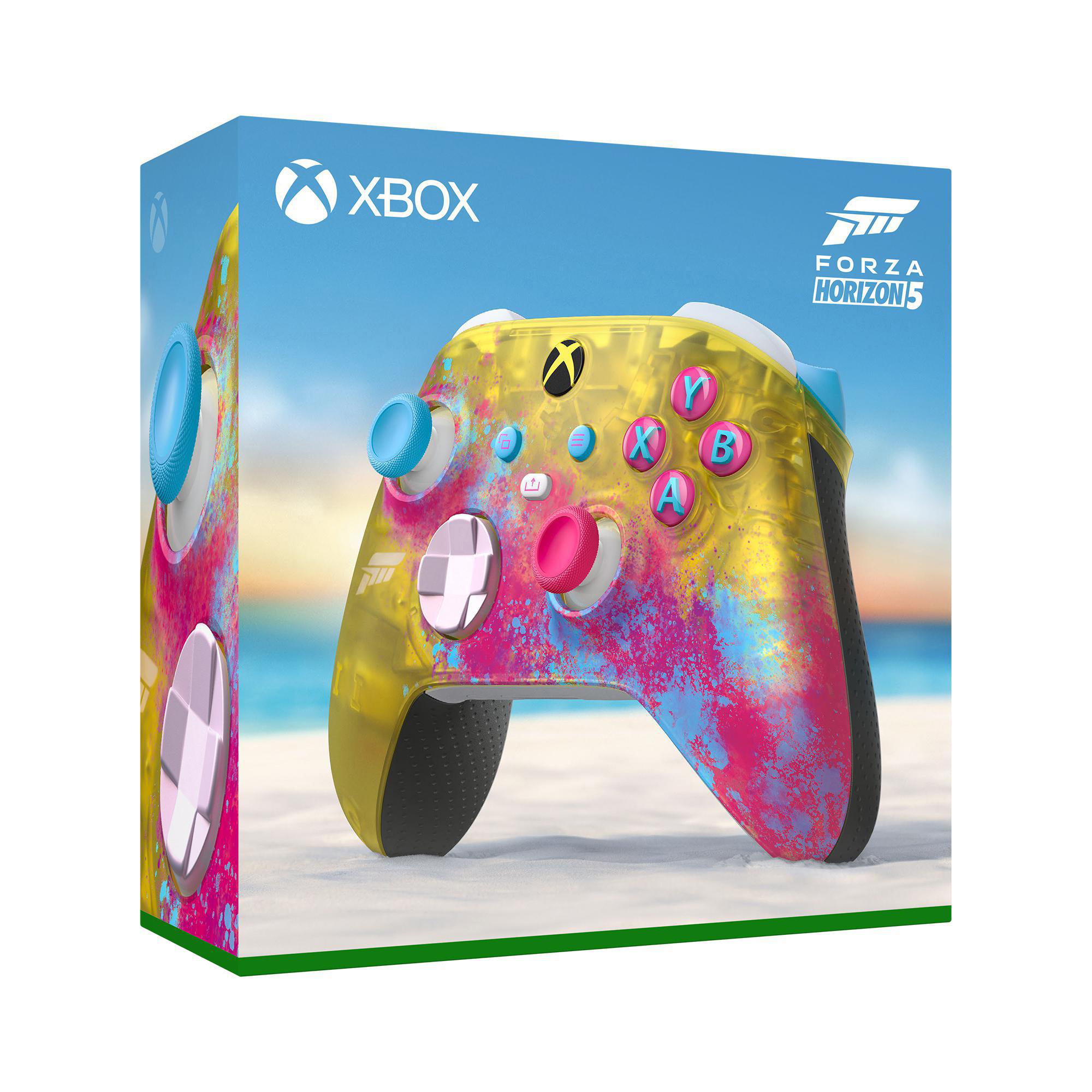 MICROSOFT Xbox Wireless Controller Forza Horizon 5 Limited Edition Controller Mehrfarbig für Xbox One, Xbox Series S, Xbox Series X, Android, iOS, PC