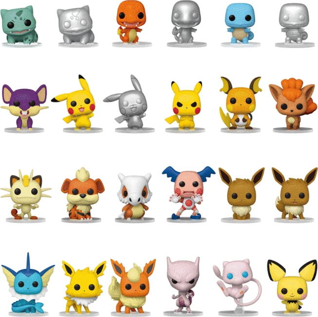 FUNKO Adventskalender 2021 - Pokémon - Sammelfigur (Mehrfarbig)
