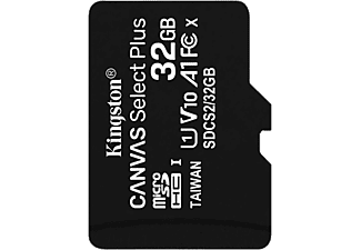 KINGSTON 32 GB Canvas Select Plus MicroSDHC memóriakártya, Class10, UHS-1 (SDCS2-32GBSP)