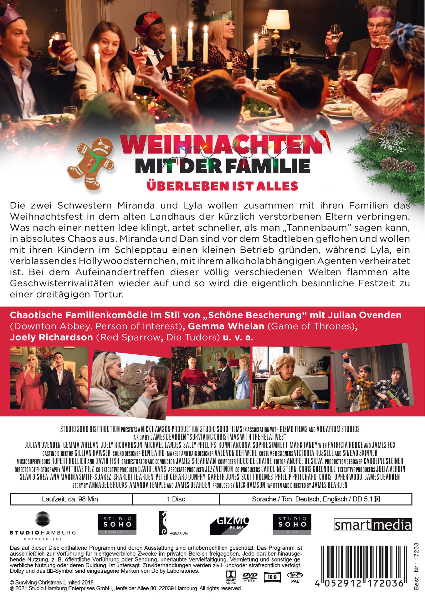 DVD-Cover mit deutschem Text und Bildern von Schauspielern.