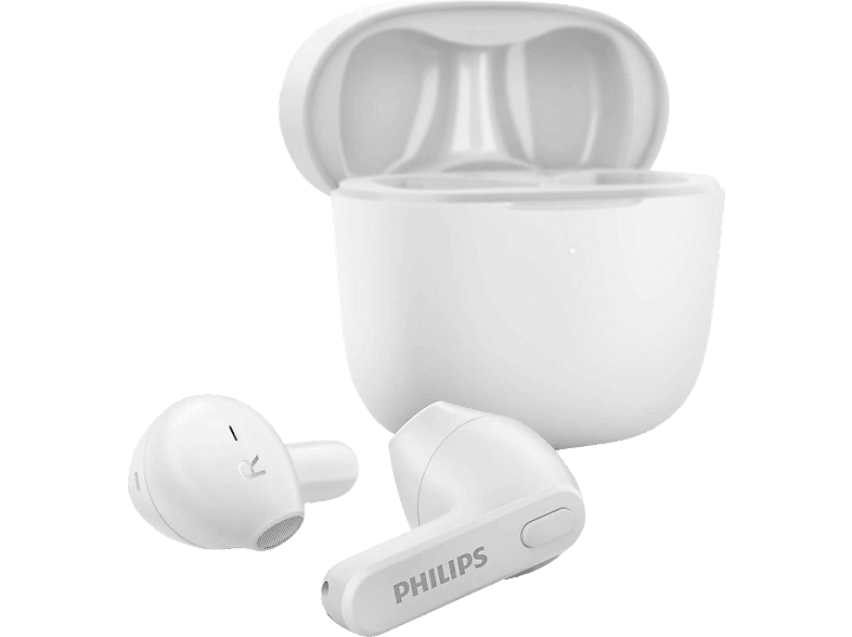 Kopfhörer PHILIPS TAT2236WT/00, In-ear Kopfhörer Bluetooth Weiß Weiß ...