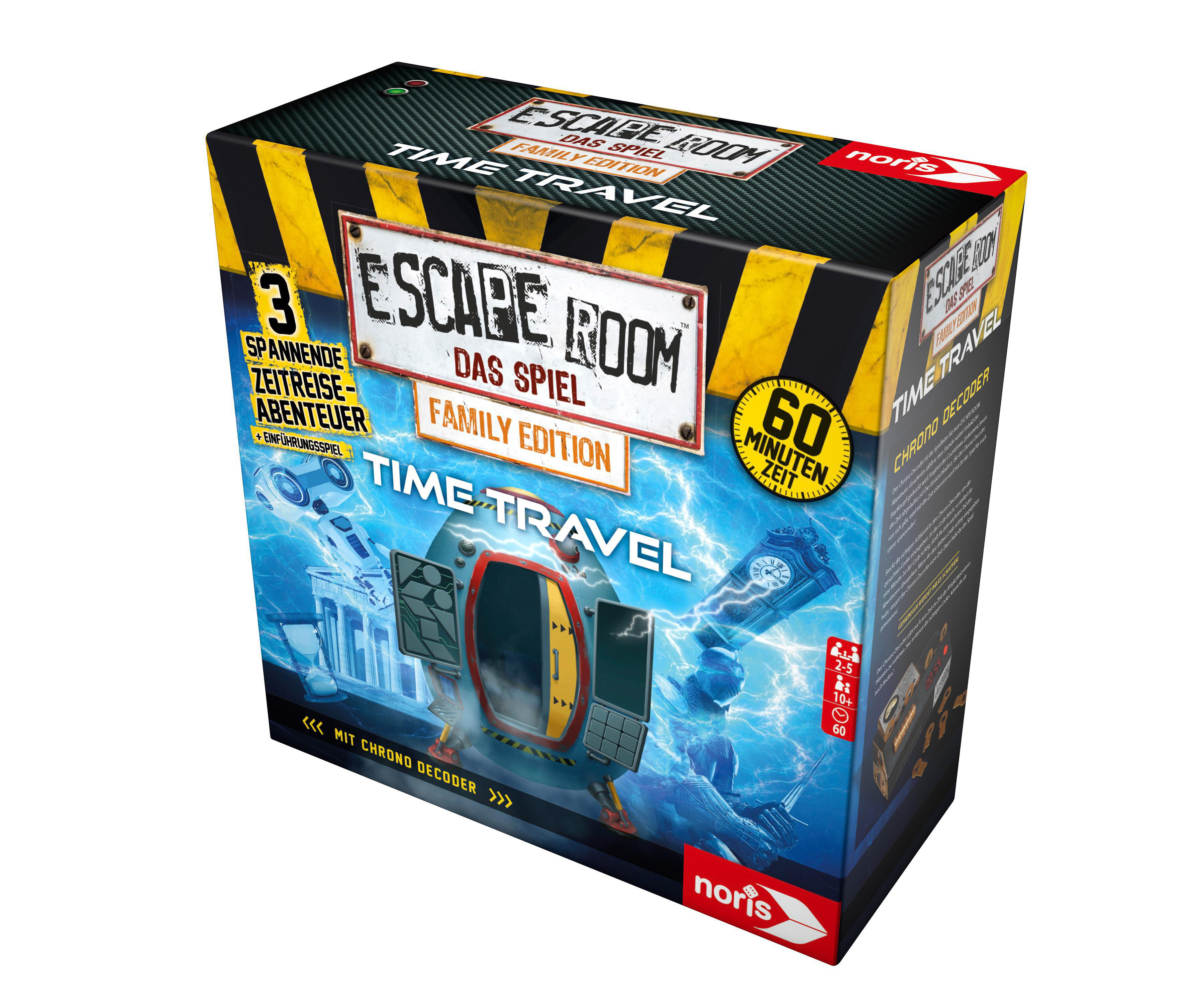 NORIS Escape Room Das Spiel Time Travel Familienspiel Mehrfarbig