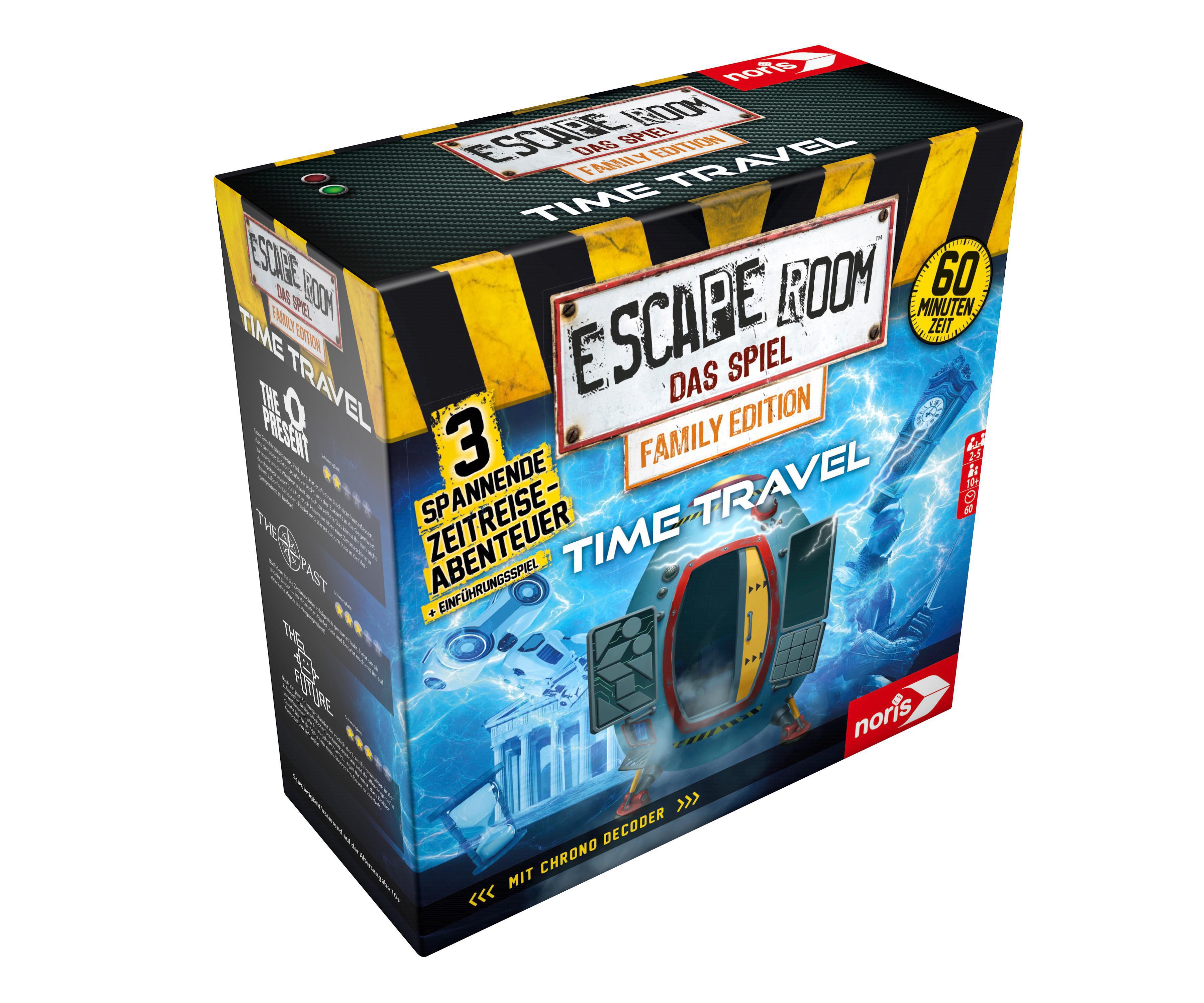 NORIS Escape Room Das Spiel Time Travel Familienspiel Mehrfarbig