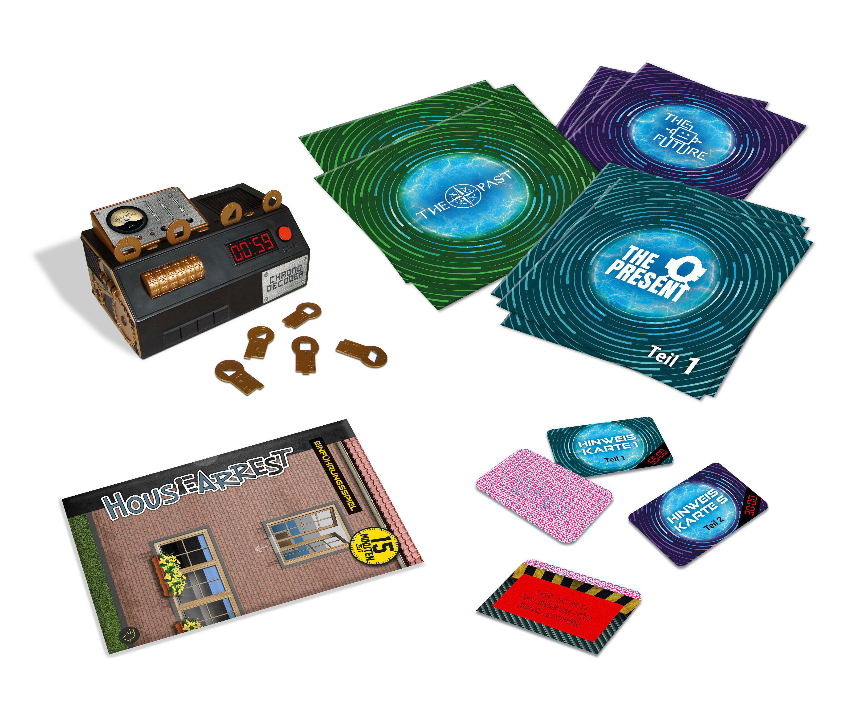 NORIS Escape Room Das Spiel Time Travel Familienspiel Mehrfarbig