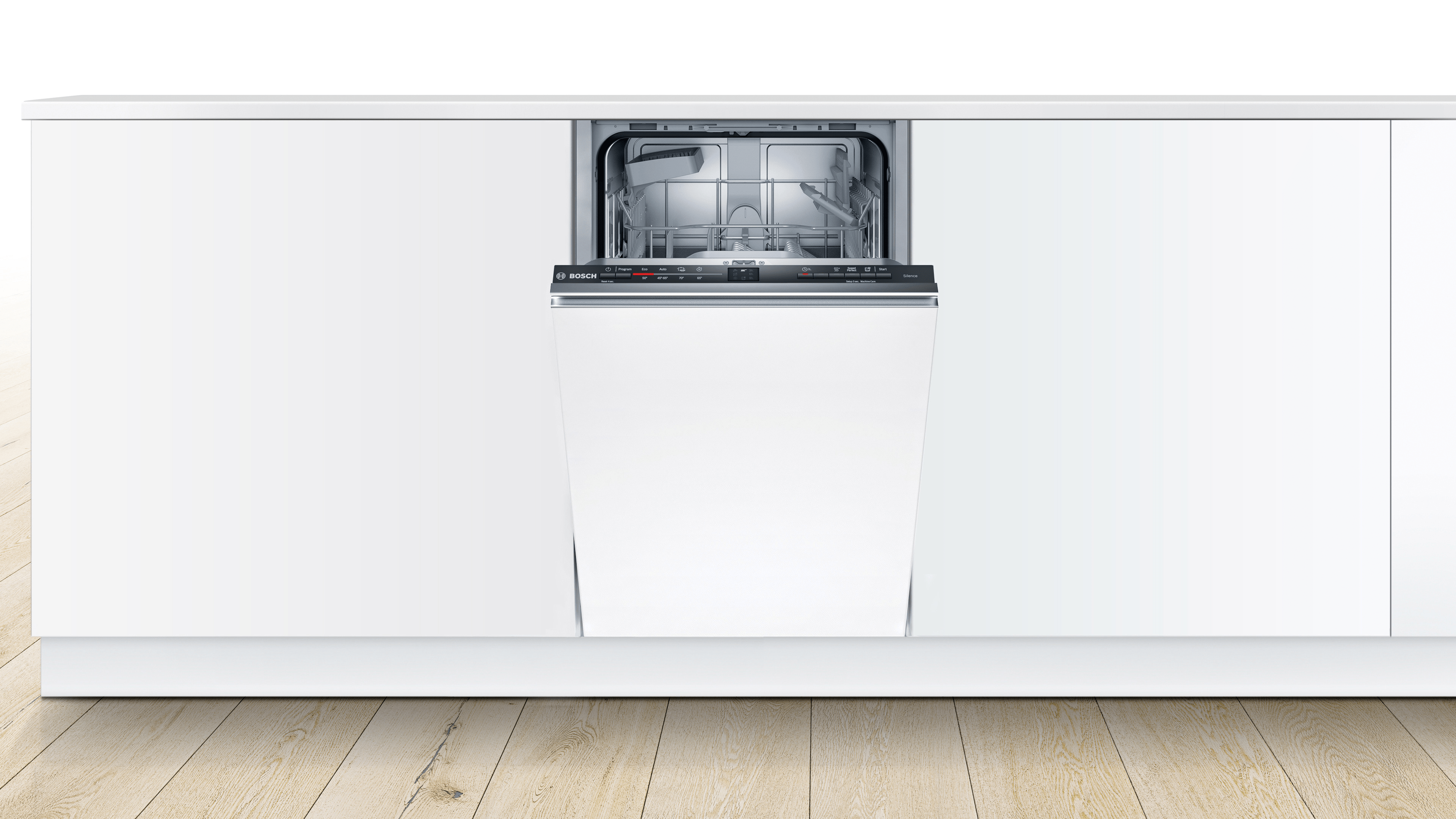 BOSCH SRV2IKX10E beépíthető keskeny mosogatógép, 9 teríték, 4 program