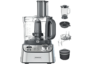 Kenwood FDM71.960SS, 3 l, Roestvrijstaal, Draaiknop, 1,5 l, Kunststof, Metaal, Kunststof