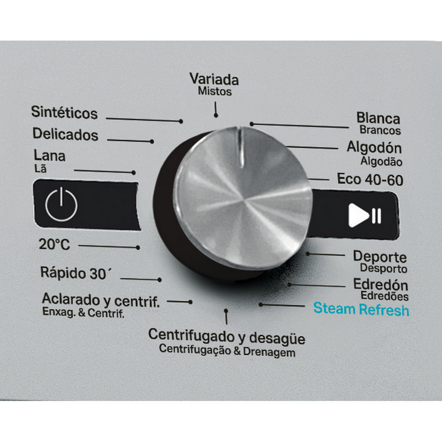 Lavadora carga frontal - Whirlpool FFB 8258 SBV SP, 8 kg, 1200 rpm, 6th Sense, 13 Programas, Plata
